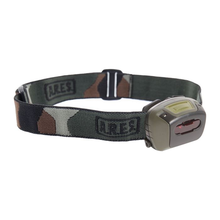 Lampe frontale militaire / Lumière rouge. ARES.