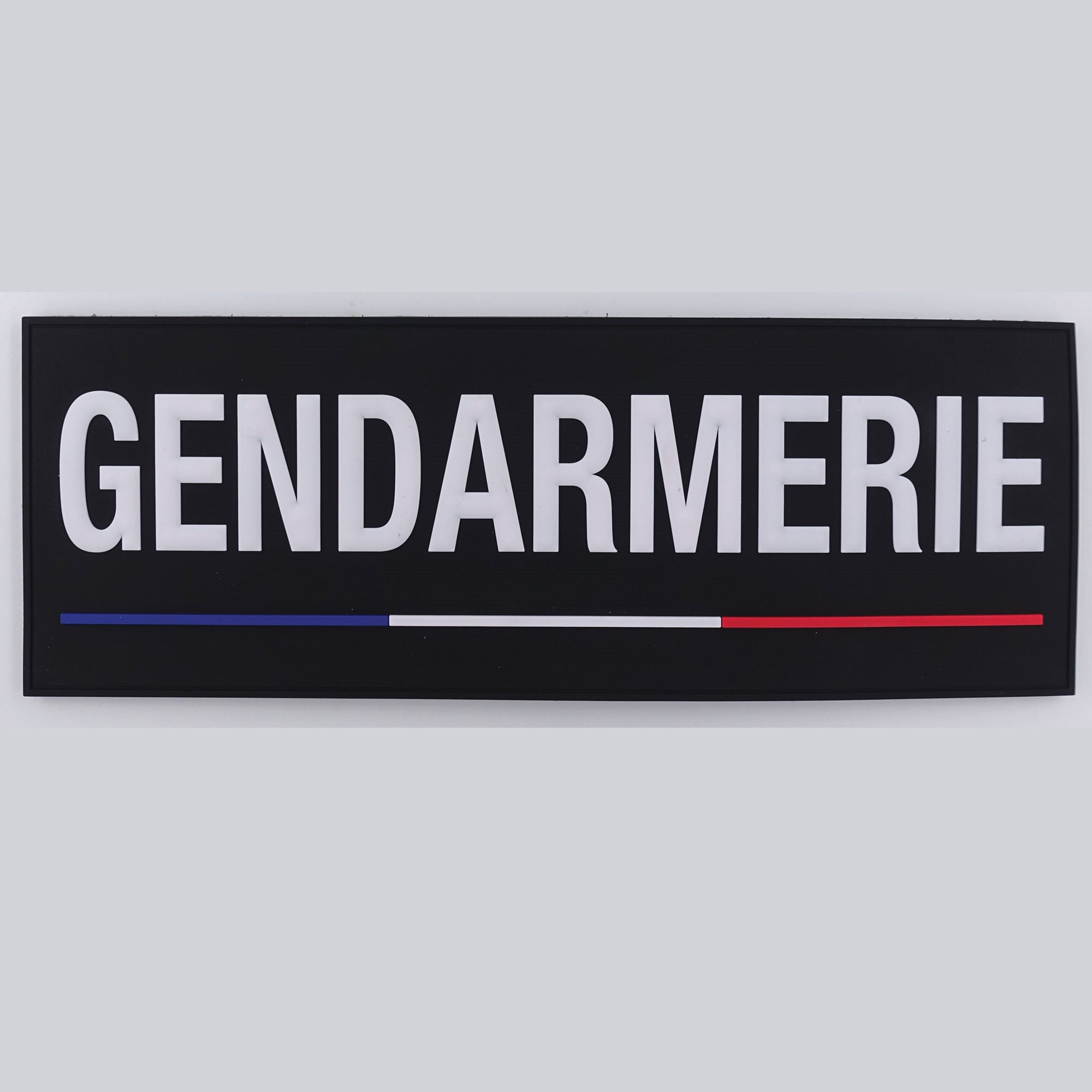 Bandeau d'indentification  souple Gendarmerie / 3x10cms / Bande / Silicone. DCA OPEX.