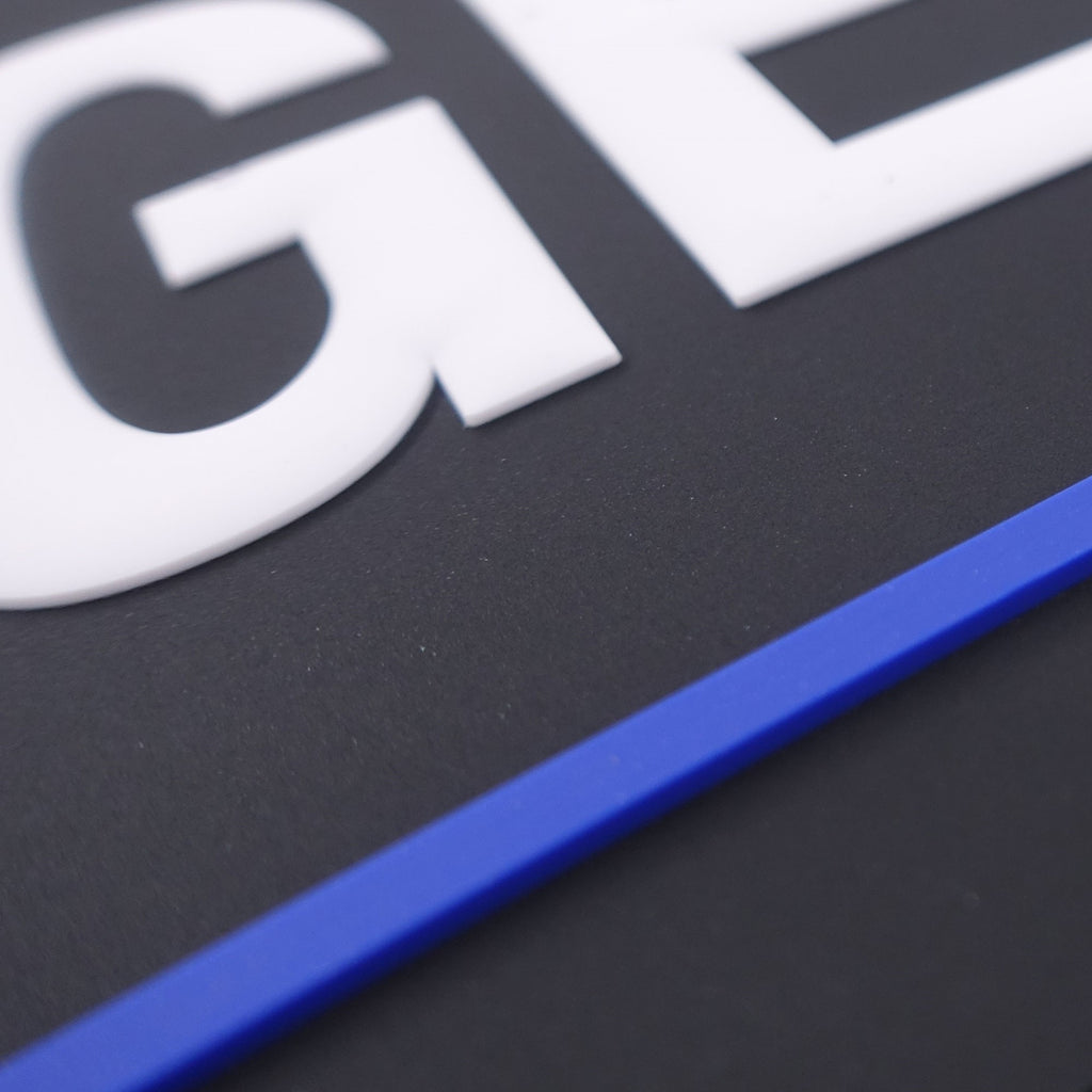 Bande réfléchissante Basse visibilité / 30x10 cms / PVC / Gendarmerie.