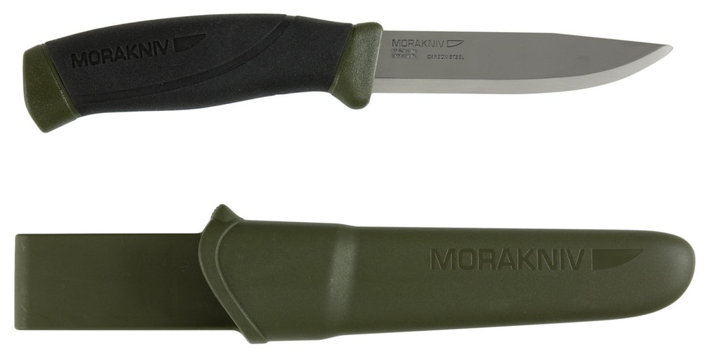Couteau Mora Compagnion / Inox / Vert Olive et Sable. MORAKNIV.