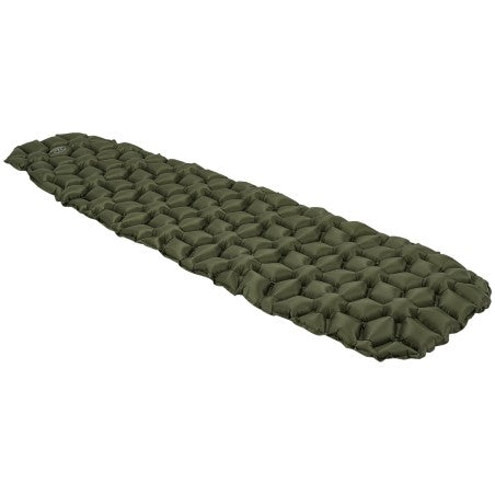 Matelas gonflable / Tapis de sol / Vert Olive. HIGHLANDER.