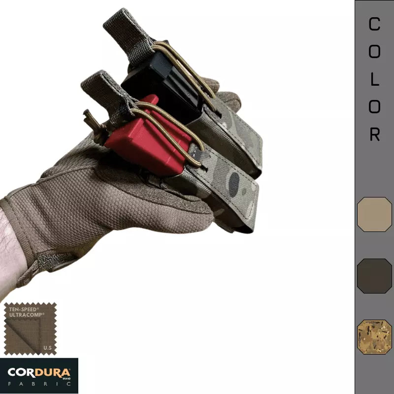 Porte Chargeur PA Double / 9mm / Multicam. HONOR.