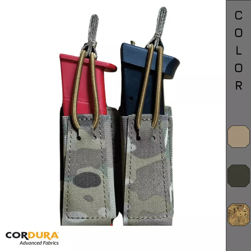 Porte Chargeur PA Double / 9mm / Multicam. HONOR.