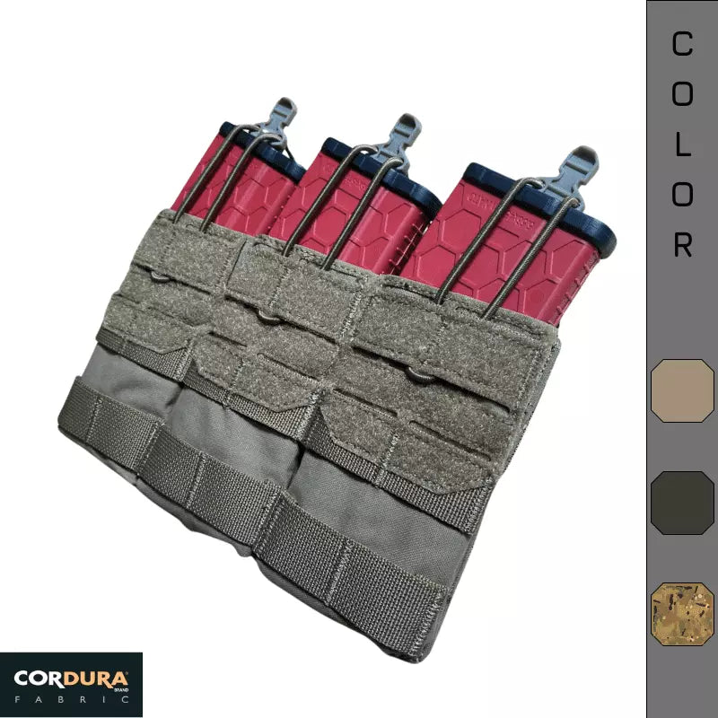 Porte Chargeur Triple / 5,56mm /"CastraPraetoria" /  Sable. HONOR.