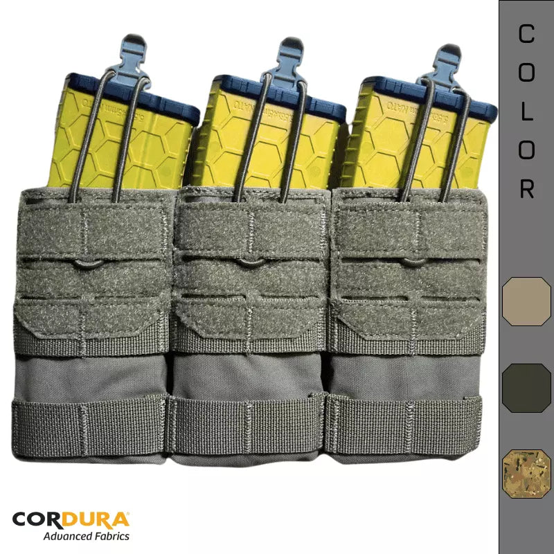 Porte Chargeur Triple / 5,56mm /"CastraPraetoria" /  Sable. HONOR.