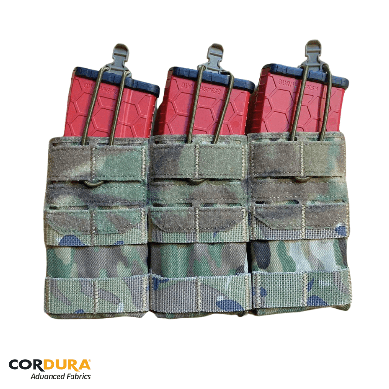 Porte Chargeur Triple / 5,56mm /"CastraPraetoria" /  Multicam. HONOR.