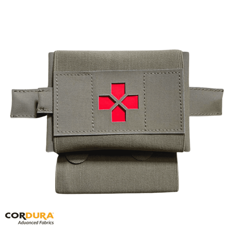 Pochette Tactique Horizontale Médic "FASTIFAK" / IFAK / Pouch / Sable. HONOR.