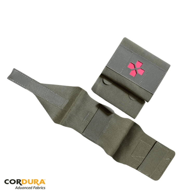 Pochette Tactique Horizontale Médic "FASTIFAK" / IFAK / Pouch / Sable. HONOR.