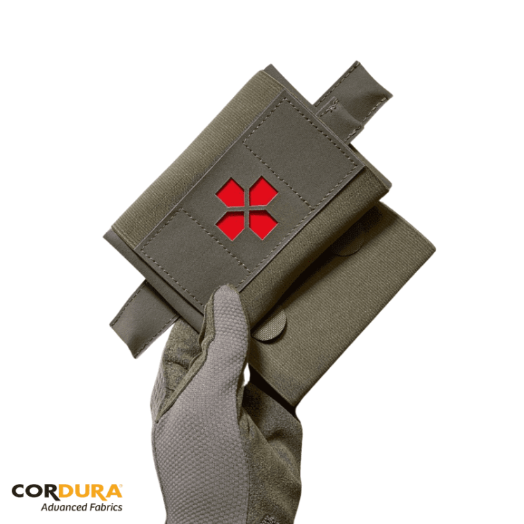 Pochette Tactique Horizontale Médic "FASTIFAK" / IFAK / Pouch / Sable. HONOR.