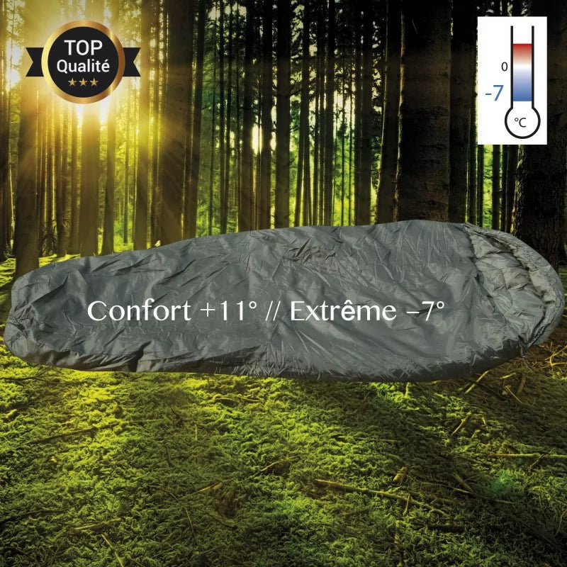 Sac de couchage +11° / -7°. DCA OPEX.