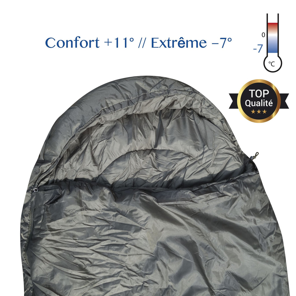 Sac de couchage +11° / -7°. DCA OPEX.