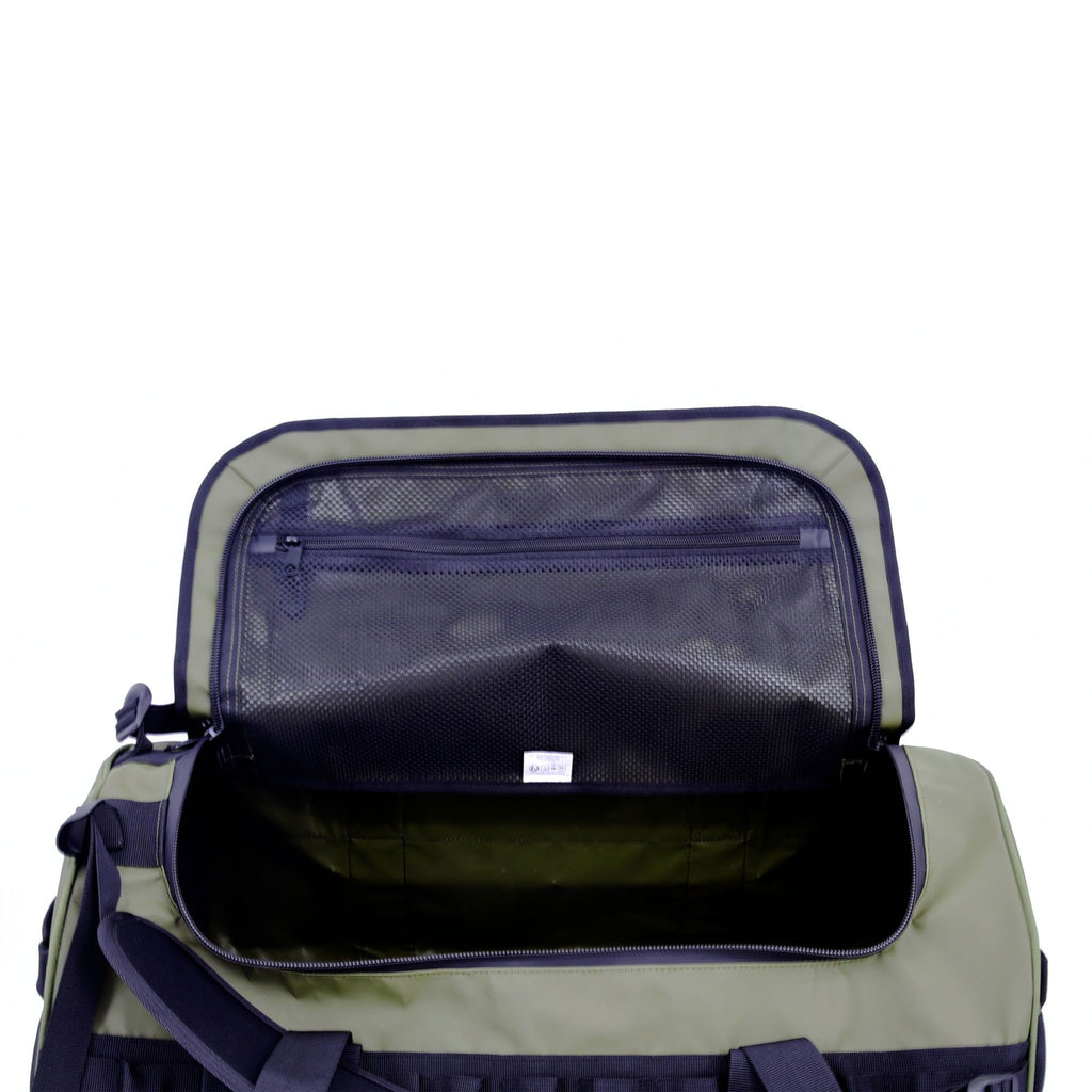 Sac de voyage Tarp 2 en 1 Vert Armée / Sac étanche / Waterproof / 35 litres.