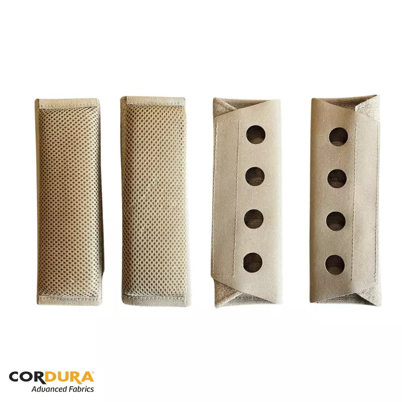 Pad de confort d'épaule pour porte plaque / Coussinet / Sable. HONOR.