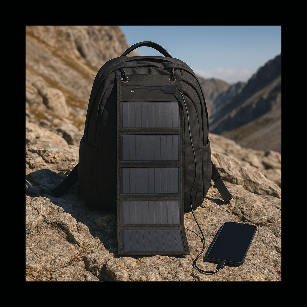 Chargeur Solaire / Téléphone / Noir. DCA OPEX.