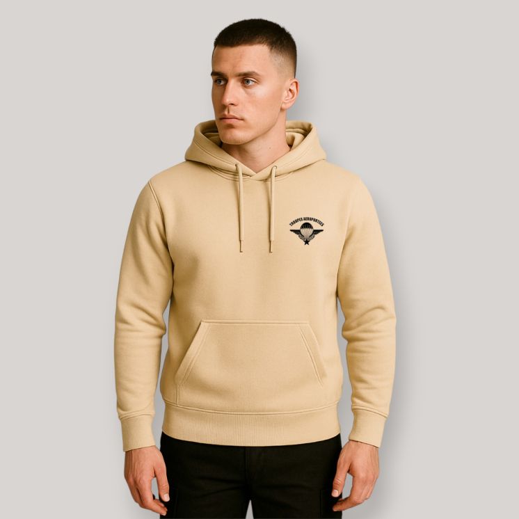 Sweat-shirt Troupes Aéroportées Light-Sand. SUMMIT OUTDOOR.