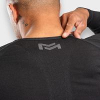 Baselayer / Haut "Atacama" / +10°, -10° / Thermique / T-shirt manche longue / Noir. SUMMIT OUTDOOR.