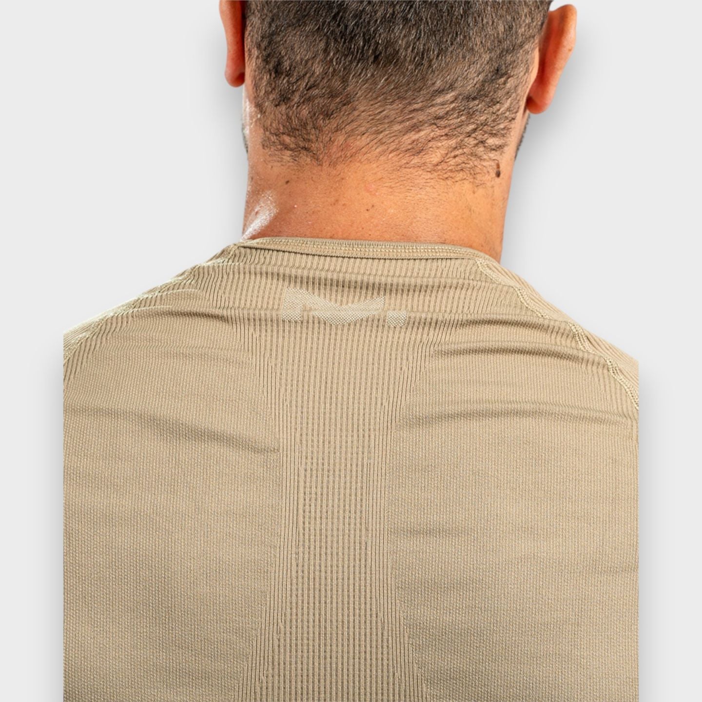 Baselayer / Haut "TAIGA" / Grand froid / T-shirt manche longue / Sable. SUMMIT OUTDOOR.