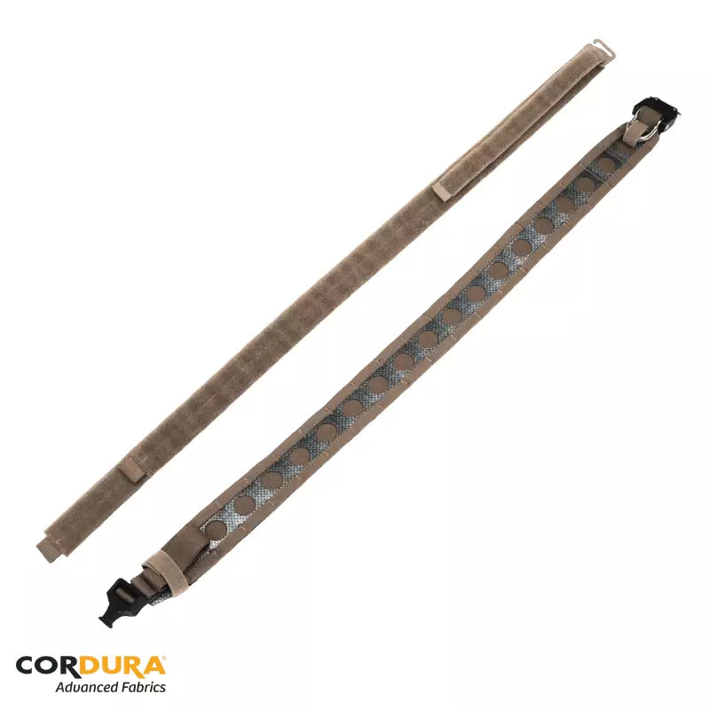 Ceinturon tactique / Ligne Basse / Ceinture tactique  "VELOCITY BELT" /  Sable. HONOR.