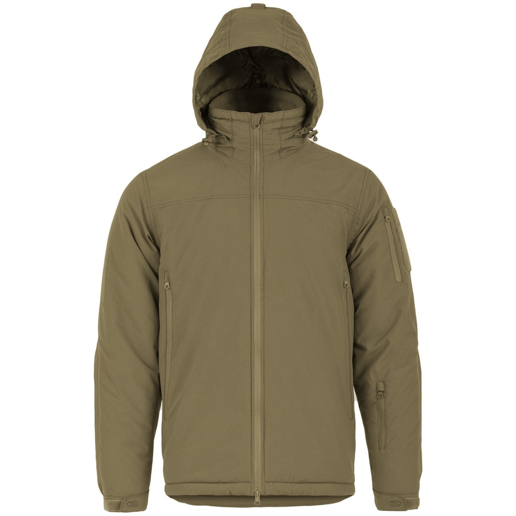 Veste thermique "STRYKER" / Parka / Veste hiver chaude/ Imperméable / Isolante / Ranger Green. HIGHLANDER.