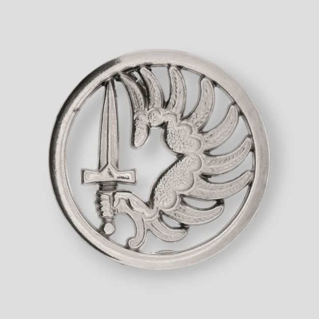 Insigne de béret / Parachutiste Métro Brillant.